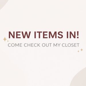 New Items Announcement